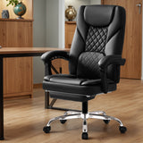 Homall Home Office Chair Adjustable Executive Leather Chair With Arms Ergonomic High Back Cushion Lumbar Back Support Computer Desk Chair