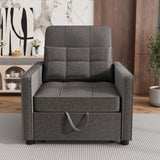 Homall Sleeper Sofa Chair Bed 3 in 1 Convertible Bed Chair Adjustable Sleeper Chair Pullout Sofa Bed