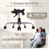 Homall Ergonomic Executive Office Desk Chair 500 lbs Capacity High Back with Footrest Lumbar Support Reclining Adjustable Height & Swivel Wheels