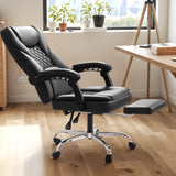 Homall Home Office Chair Adjustable Executive Leather Chair With Arms Ergonomic High Back Cushion Lumbar Back Support Computer Desk Chair