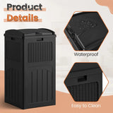 Homall Homes & Gardens 36 Gallon Trash Can Plastic Kitchen Trash Can