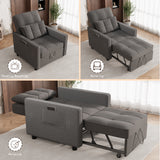 Homall Sleeper Sofa Chair Bed 3 in 1 Convertible Bed Chair Adjustable Sleeper Chair Pullout Sofa Bed