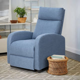 Homall Fabric Recliner Chair Adjustable Modern Home Theater Seating Single Recliner Sofa Living Room Armrest Chair With Thick Cushion