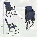 Homall Zero Rocking Gravity Chair with Headrest Pillow Folding Recliner Foldable Lounge Chair for Poolside, Lawn and Patio