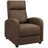Homall Fabric Recliner Chair Adjustable Modern Home Theater Seating Single Recliner Sofa Living Room Armrest Chair With Thick Cushion