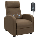 Homall Massage Recliner PU Leather Faux Leather Recliner Home Theater Recliner with Padded Seat and Massage Backrest