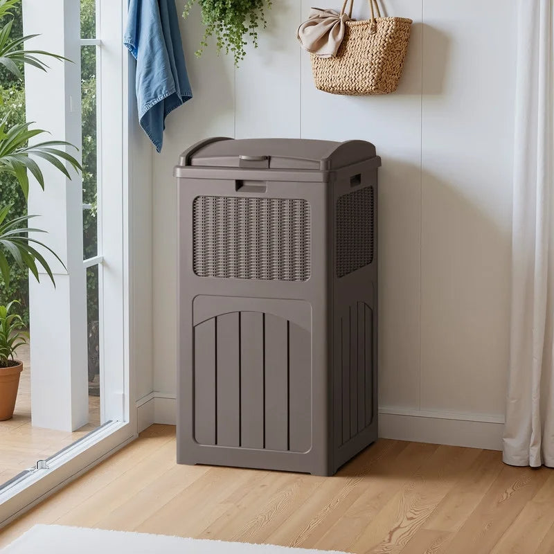 Homall Homes 2 Pcs 36 Gallon Trash Can Plastic Kitchen Trash Can ...