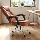 Homall Home Office Chair Adjustable Executive Leather Chair With Arms Ergonomic High Back Cushion Lumbar Back Support Computer Desk Chair
