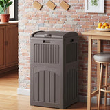 Homall Homes & Gardens 36 Gallon Trash Can Plastic Kitchen Trash Can