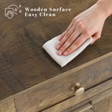 Homall Tilt Out Trash Cabinet 10 Gallon Wooden Free Standing Trash Can Recycling Cabinet with Hideaway Drawer for Kitchen