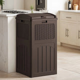 Homall Homes & Gardens 36 Gallon Trash Can Plastic Kitchen Trash Can