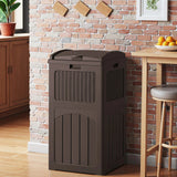 Homall Homes & Gardens 36 Gallon Trash Can Plastic Kitchen Trash Can