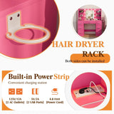 Homall Vanity Desk Set with Mirror, Drawers, and USB Power Outlet Makeup Vanity with Adjustable Lights in 3 Modes