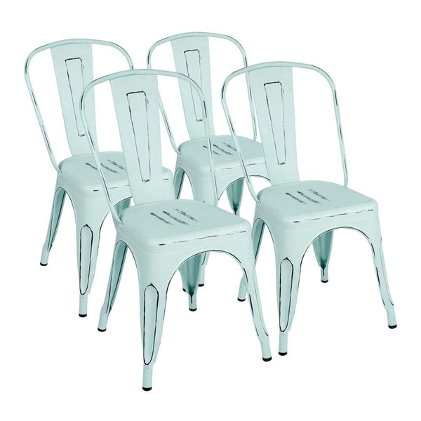 Dining Chair, Set of 4, Dream Blue