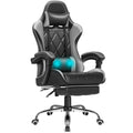 Homall Gaming Chair Massage Office Chair Computer Racing Chair High Back PU Leather Chair with Footrest