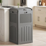 Homall Homes & Gardens 36 Gallon Trash Can Plastic Kitchen Trash Can