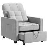 Homall Sleeper Sofa Chair Bed 3 in 1 Convertible Bed Chair Adjustable Sleeper Chair Pullout Sofa Bed