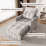 Homall Sleeper Sofa Chair Bed 3 in 1 Convertible Bed Chair Adjustable Sleeper Chair Pullout Sofa Bed
