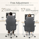 Homall Ergonomic Executive Office Desk Chair 500 lbs Capacity High Back with Footrest Lumbar Support Reclining Adjustable Height & Swivel Wheels