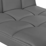 Homall Set of 2 Adjustable Swivel Armless Bar Stools with PU Leather