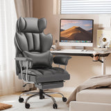 Homall Ergonomic Executive Office Desk Chair 500 lbs Capacity High Back with Footrest Lumbar Support Reclining Adjustable Height & Swivel Wheels