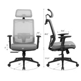 Homall High Back Mesh Office Chair Ergonomic Desk Chair with Headrest