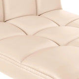 Homall Set of 2 Adjustable Swivel Armless Bar Stools with PU Leather