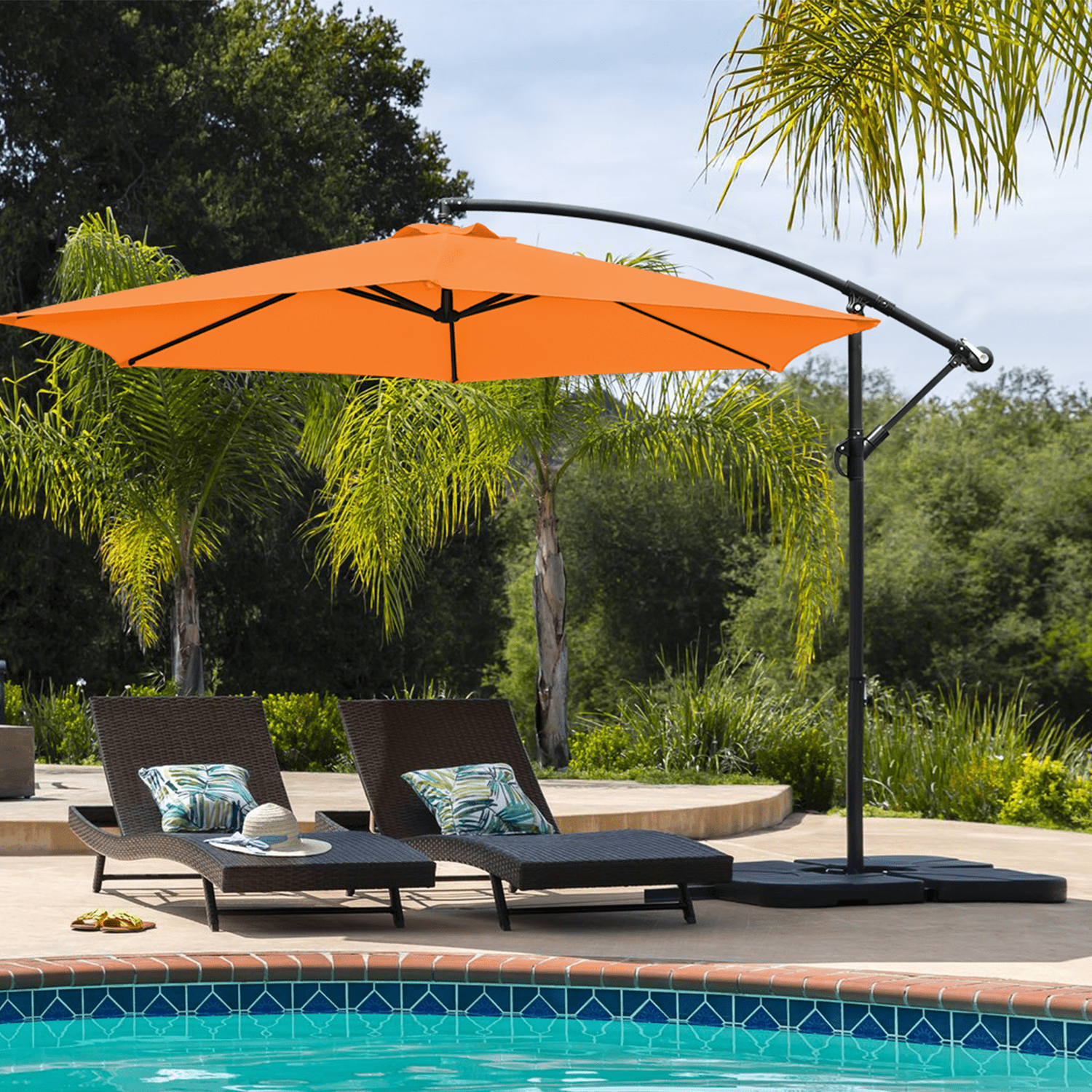 Lacoo 10 Ft Offset Hanging Polyester Market Outdoor Patio Umbrella wit – homalldirect Lacoo 10 Ft Offset Hanging Polyester Market Outdoor Patio Umbrella wit – homalldirect