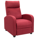 Homall Fabric Recliner Chair Adjustable Modern Home Theater Seating Single Recliner Sofa Living Room Armrest Chair With Thick Cushion