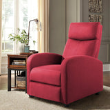Homall Fabric Recliner Chair Adjustable Modern Home Theater Seating Single Recliner Sofa Living Room Armrest Chair With Thick Cushion