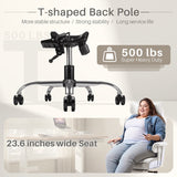 Homall Ergonomic Executive Office Desk Chair 500 lbs Capacity High Back with Footrest Lumbar Support Reclining Adjustable Height & Swivel Wheels