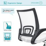 Homall Adjustable Mid Back Office Chair Mesh Swivel Desk Chair with Armrests