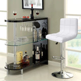 Homall Set of 2 Adjustable Swivel Armless Bar Stools with PU Leather