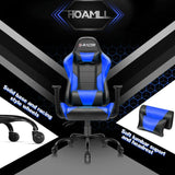 Homall Gaming Chair Office Chair High Back Racing Computer Chair PU Leather Adjustable Seat Height Swivel Chair Ergonomic Executive Chair with Headrest