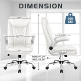 Homall Faux Leather Office Chair Adjustable Height Desk Chair Ergonomic Chair