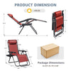 Lacoo Zero Gravity Chair Patio Outdoor Foldable Lawn Lounge Chair Reclining Chair with Adjustable Pillow Pack of 2