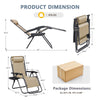 Lacoo Zero Gravity Chair Patio Outdoor Foldable Lawn Lounge Chair Reclining Chair with Adjustable Pillow Pack of 2