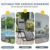 Lacoo Zero Gravity Chair Patio Outdoor Foldable Lawn Lounge Chair Reclining Chair with Adjustable Pillow Pack of 2