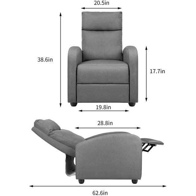 Homall  Massage Chair Adjustable Reclining Chairs Home Theater Sofa Modern Recliners