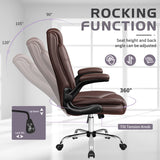 Homall Faux Leather Office Chair Adjustable Height Desk Chair Ergonomic Chair