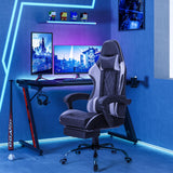 Homall Gaming Chair Massage Office Chair Computer Racing Chair High Back PU Leather Chair with Footrest