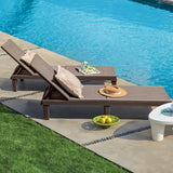 Homall 2 Pieces Patio Lounge Chair Outdoor Adjustable Chaise Lounge Chair