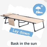 Homall Outdoor Lounge Chair Foldable Chair Adjustable Height Patio Lounge Chair,Suitable for Beach,Lawn and Pool