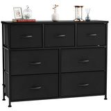 Homall 7 Drawer Dressers for Bedroom Fabric Chest of Drawers Storage Organizer
