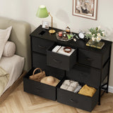 Homall 7 Drawer Dressers for Bedroom Fabric Chest of Drawers Storage Organizer