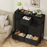 Homall 7 Drawer Dressers for Bedroom Fabric Chest of Drawers Storage Organizer