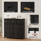 Homall 7 Drawer Dressers for Bedroom Fabric Chest of Drawers Storage Organizer