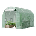 Homall 10 x 6.5 ft Walk-in Tunnel Greenhouse Galvanized Frame & Waterproof with Zippered Door & 6 Roll-up Windows