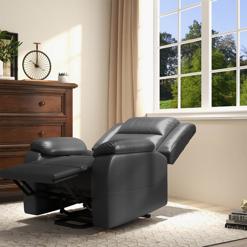 Homall PU Leather Electric Lift Recliner Chair with Dual USB Charging, Heating & Massage