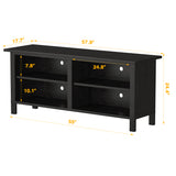 Hoamll TV Stand Wood TV Console Industrial Entertainment Center with Storage Cabinets